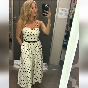 Women's Bow Belt Midi Dress - A New Day